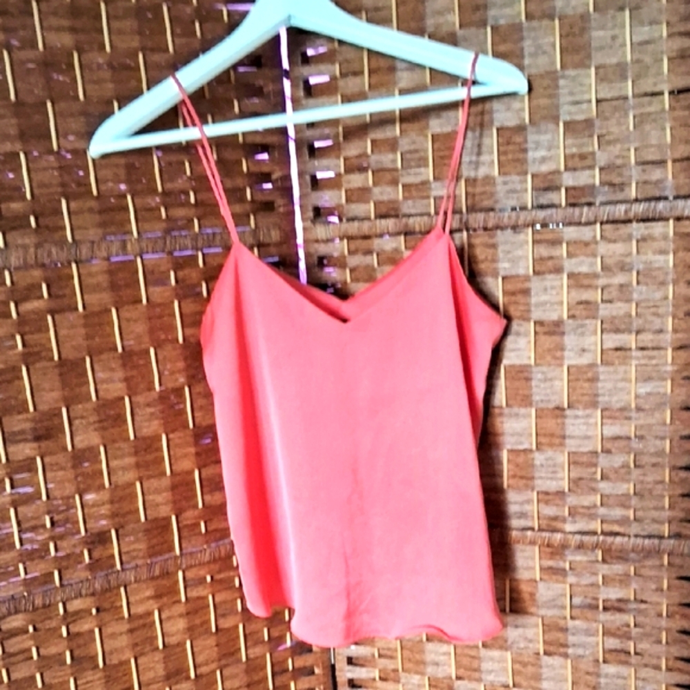 🌟 3/$30. Coral Spaghetti Strap Top